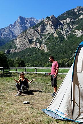 Camping Les Vaudois Les Vigneaux Zuidelijke Alpen