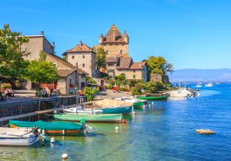 Camping La Dranse Thonon-les-Bains Meer van Genève