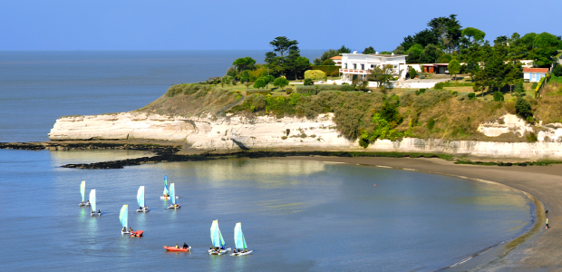 Strand in Charente maritiem Les Mathes La Palmyre