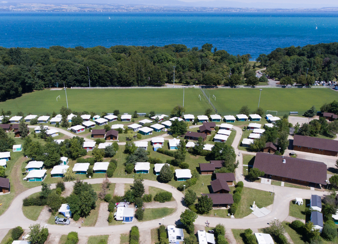 Camping La Dranse Thonon-les-Bains Meer van Genève