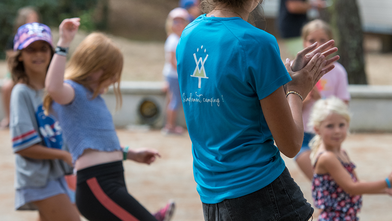 Animatie voor kinderen op de camping