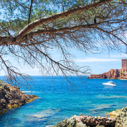 De Lion de Mer gezien vanaf het Esterel 