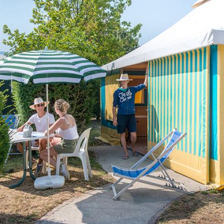 Camping La Dranse Thonon-les-Bains Meer van Genève