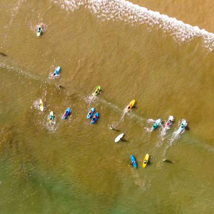 SURFEN VANUIT DE LUCHT