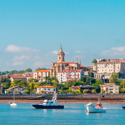 hendaye stadsgezicht