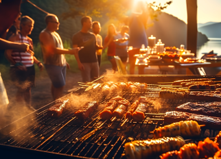 BBQ op de camping