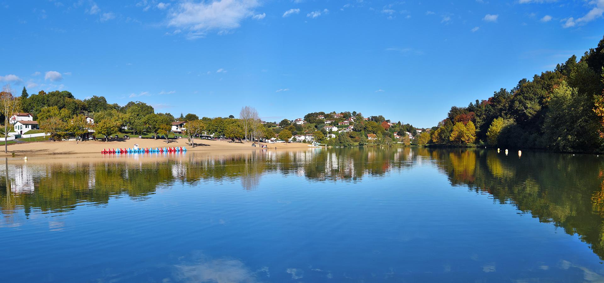 Lac de Saint Pée sur Nivelle Camping Arotxa Karrita Saint Pée sur Nivelle Aquitaine Baskenland