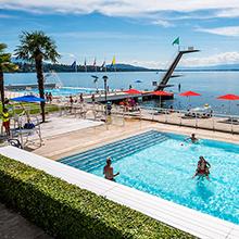 Camping La Dranse Thonon-les-Bains Meer van Genève